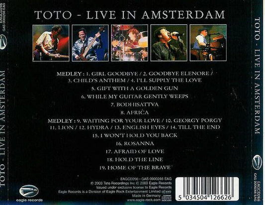 Toto : 25th Anniversary - Live In Amsterdam (CD, Album)