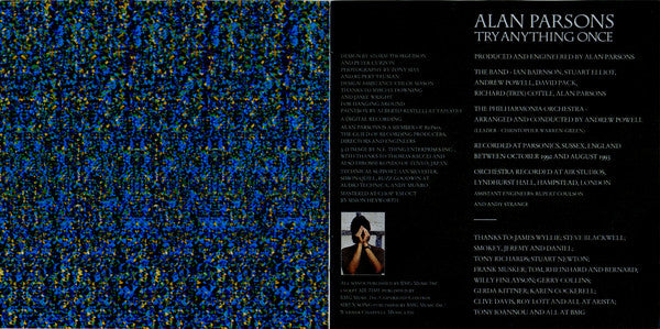 Alan Parsons : Try Anything Once (CD, Album)