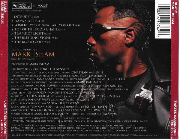 Mark Isham : Blade (Original Motion Picture Score) (HDCD, Album)
