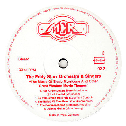 Ennio Morricone, The Eddy Starr Orchestra & Singers : The Music Of Ennio Morricone And Other Great Western Movie Themes & Movie Themes (3xLP, Comp + Box)