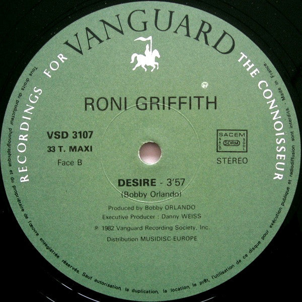 Roni Griffith : (The Best Part Of) Breakin' Up / Desire (12", Maxi)