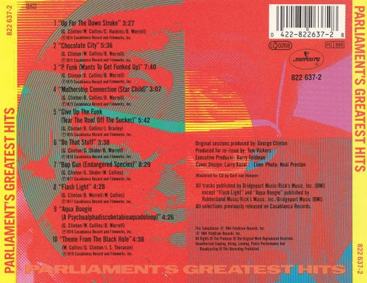 Parliament : Parliament's Greatest Hits (CD, Comp, RE)