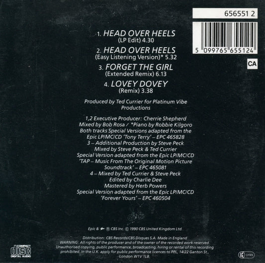 Tony Terry : Head Over Heels (CD, Single)