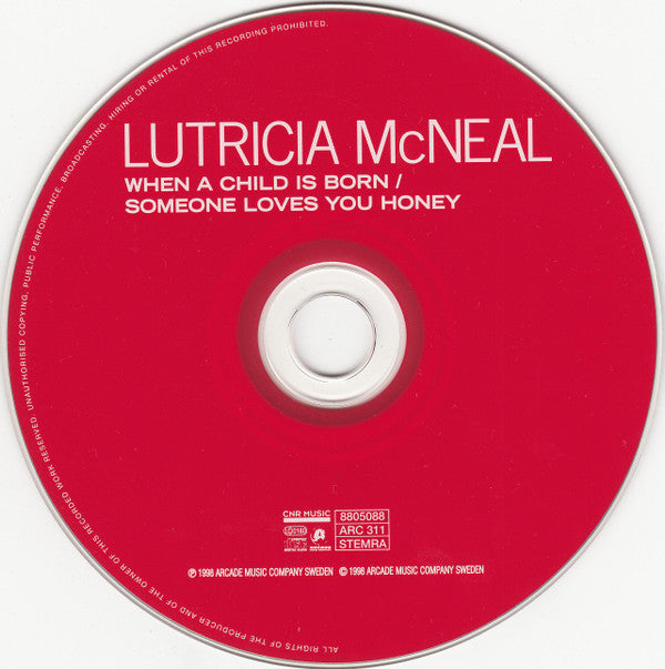 Lutricia McNeal : When A Child Is Born / Someone Loves You Honey (CD, Maxi, Enh)