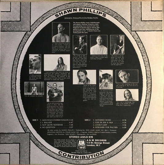 Shawn Phillips (2) : Contribution (LP, Album)