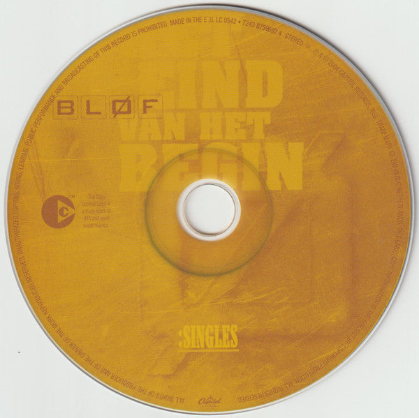 Bløf : Het Eind Van Het Begin: Singles (CD, Comp)