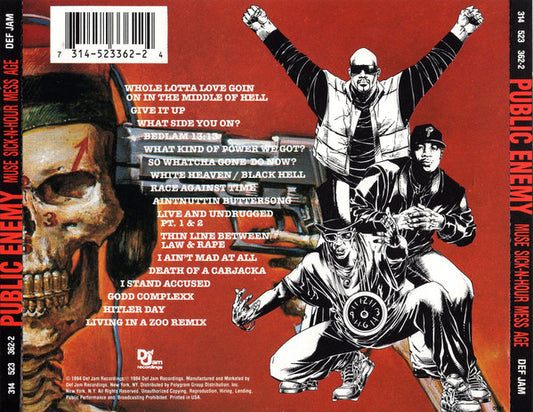 Public Enemy : Muse Sick-N-Hour Mess Age (CD, Album)