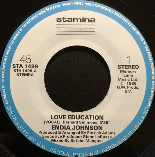 Endia Johnson : Love Education (7")