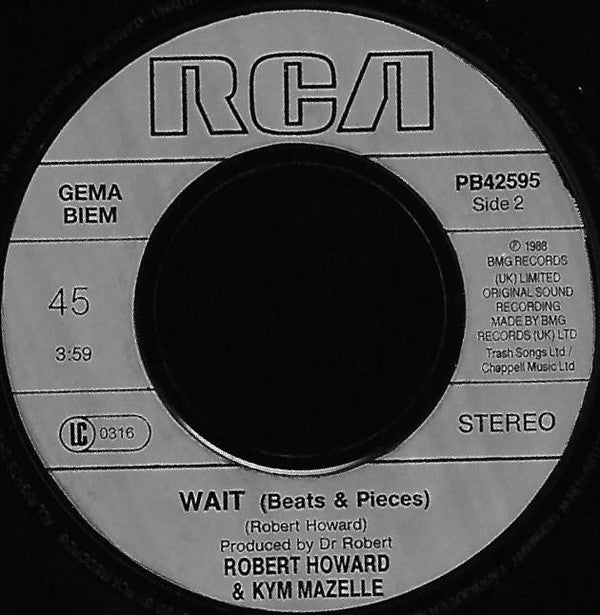 Dr. Robert & Kym Mazelle : Wait! (7", Single)