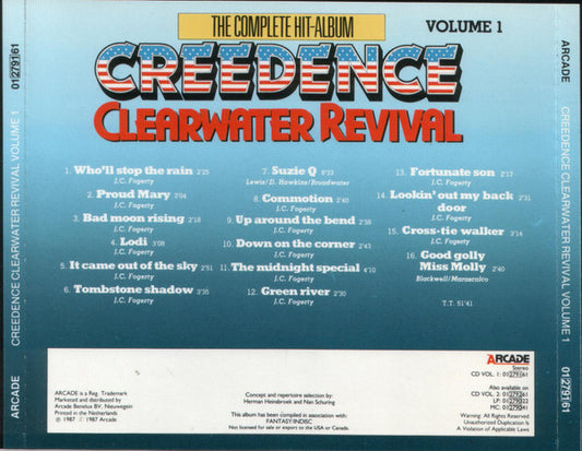Creedence Clearwater Revival : The Complete Hit-Album Volume 1 (CD, Comp)