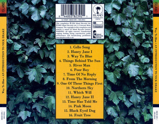 Nick Drake : Way To Blue - An Introduction To Nick Drake (CD, Comp, RM)