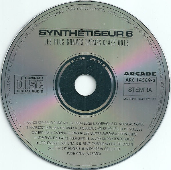 Ed Starink : Synthétiseur 6 - Les Plus Grands Thèmes Classiques (CD, Album)