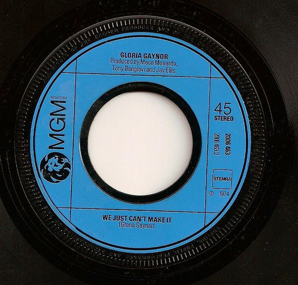 Gloria Gaynor : Never Can Say Goodbye (7", Single)