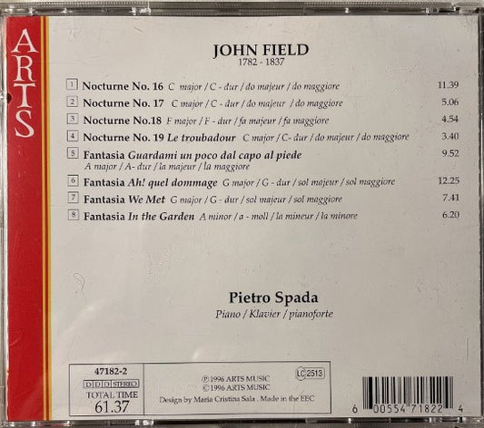 John Field (2), Pietro Spada : Complete Piano Music Vol. 5 Nocturnes Nos. 16 / 19 (CD)