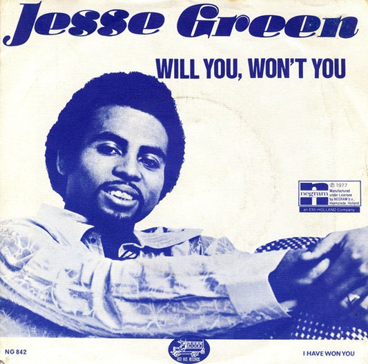 Jesse Green : Will You, Won't You / I Have Won You (7", Single)