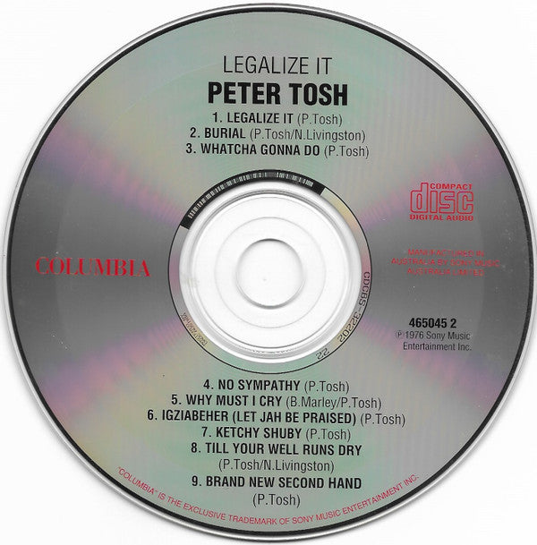 Peter Tosh : Legalize It (CD, Album, RE)
