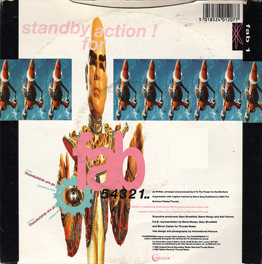 F.A.B. Featuring MC Parker : Thunderbirds Are Go (7", Sil)