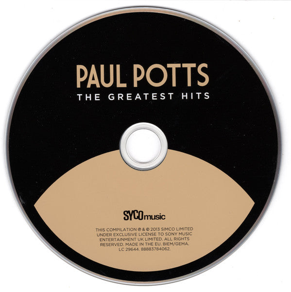 Paul Potts (2) : The Greatest Hits (CD, Comp)