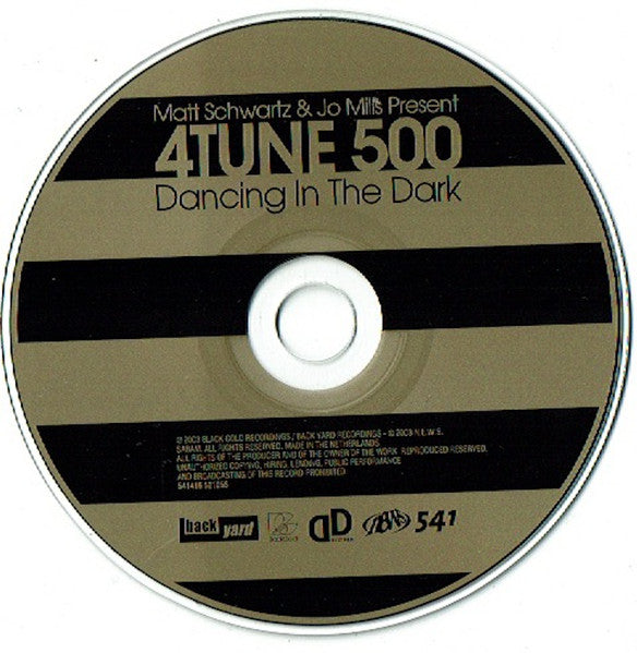 Matt Schwartz & Jo Mills Present 4Tune 500 : Dancing In The Dark (CD, Single)