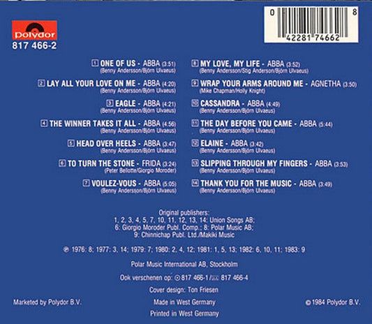 ABBA : From ABBA With Love (CD, Comp)