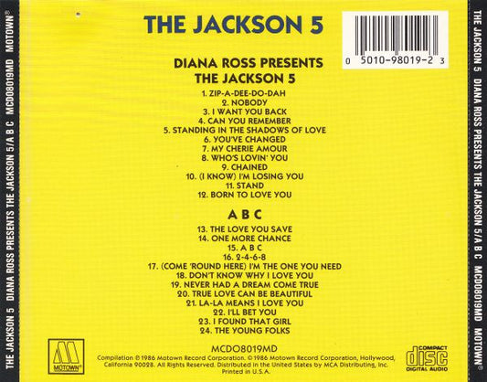 The Jackson 5 : Diana Ross Presents The Jackson 5 / ABC (CD, Comp, RM)