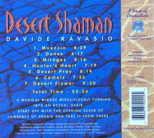Davide Ravasio : Desert Shaman (CD, Album, Dig)