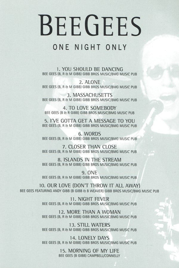 Bee Gees : One Night Only (DVD-V, RE, DTS)