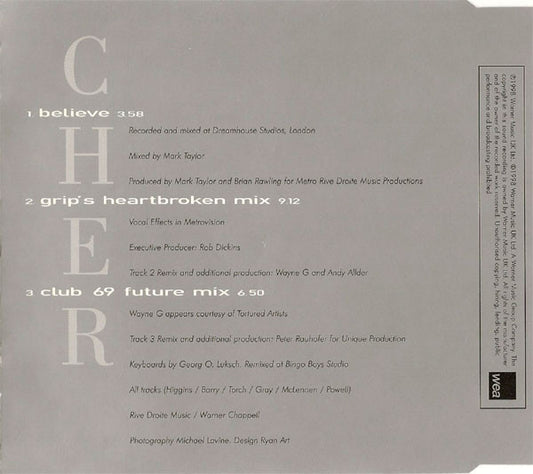 Cher : Believe (CD, Single, CD2)