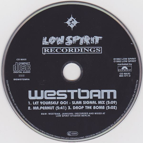 WestBam : Let Yourself Go! (Slam Signal Mix) (CD, Maxi)
