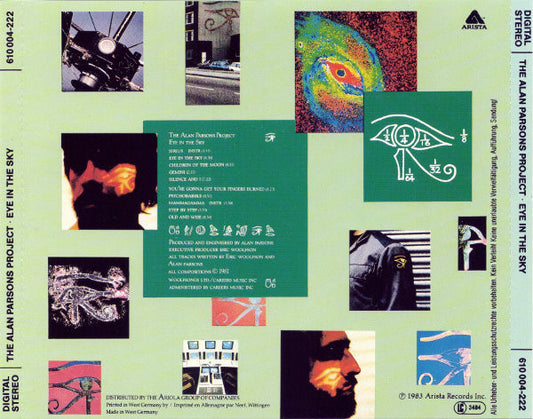 The Alan Parsons Project : Eye In The Sky (CD, Album)