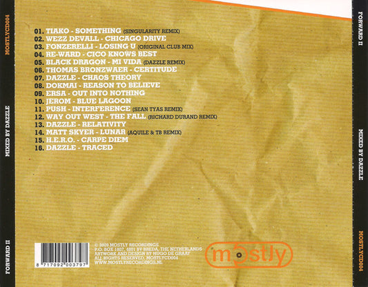 DJ Dazzle : Forward II (CD, Mixed)