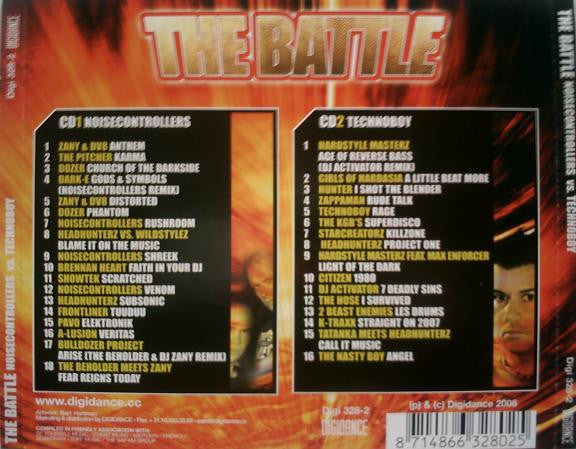 Noisecontrollers vs Technoboy : The Battle (2xCD, Mixed)