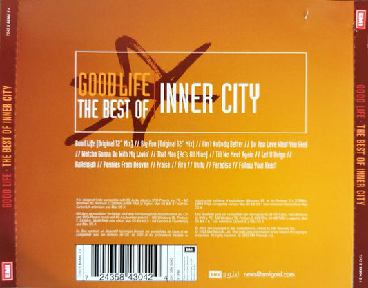 Inner City : Good Life - The Best Of Inner City (CD, Comp, RE, Med)