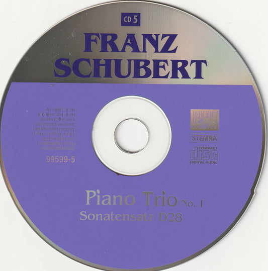 Franz Schubert, Israel Piano Trio : Piano Trio No. 1 - Sonatensatz D28 (CD, Album)