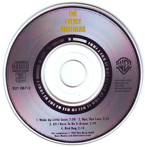 Everly Brothers : Wake Up Little Susie (CD, Mini, Single)