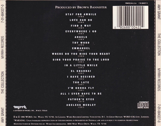 Amy Grant : The Collection (CD, Comp)