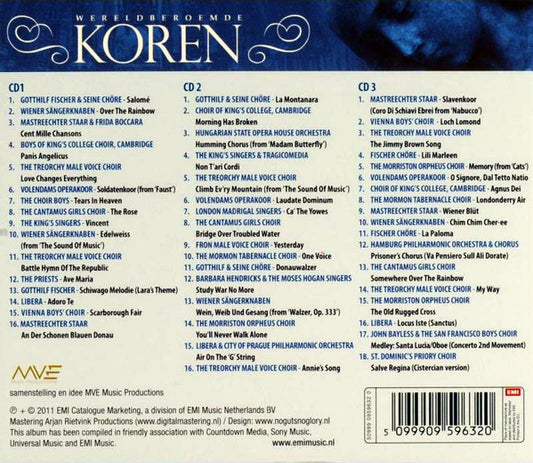 Various : Wereldberoemde Koren = World Famous Choirs (3xCD, Comp)