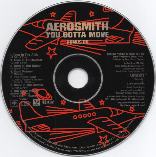 Aerosmith : You Gotta Move (DVD-V, Multichannel, PAL + CD, MiniAlbum, Enh)