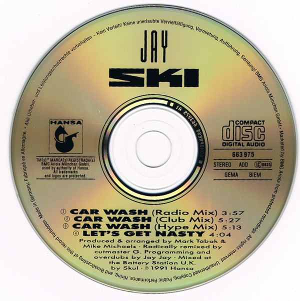 Jay Ski : Car Wash (CD, Maxi)