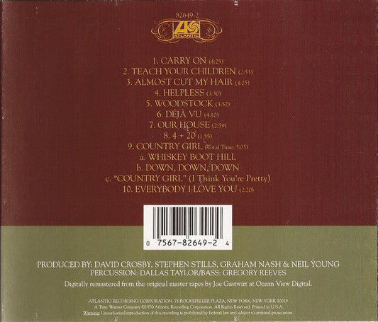 Crosby, Stills, Nash & Young : Déjà Vu (CD, Album, RE, RM, SRC)