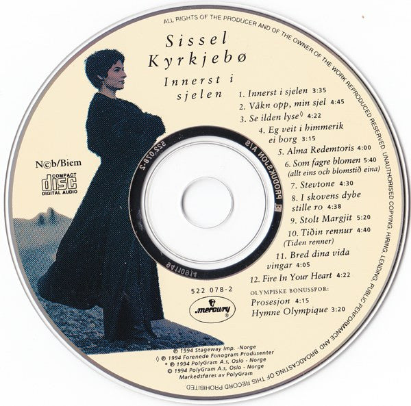 Sissel : Innerst I Sjelen (CD, Album)