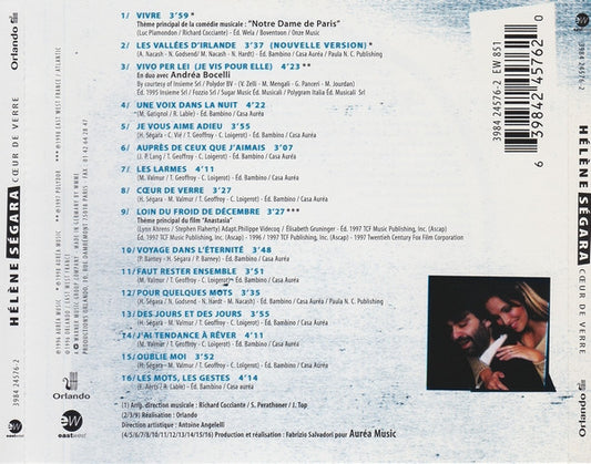Hélène Ségara : Cœur De Verre (CD, Album, RE)