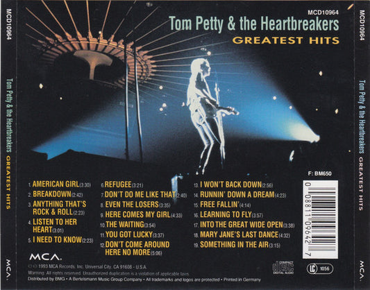 Tom Petty And The Heartbreakers : Greatest Hits (CD, Comp, RM)