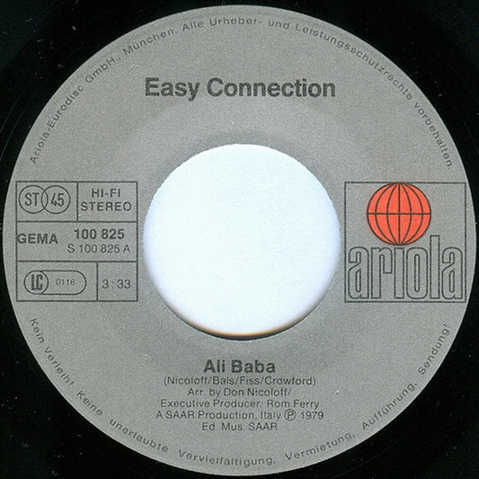 Easy Connection : Ali Baba (7", Single)
