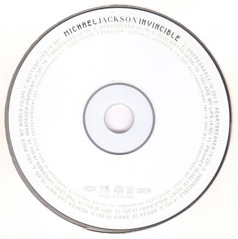 Michael Jackson : Invincible (CD, Album, Ltd, Blu)