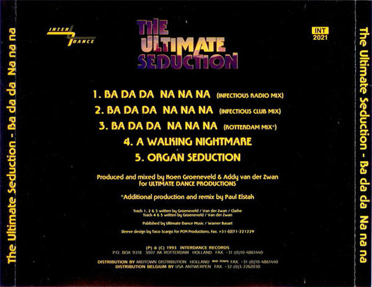 The Ultimate Seduction : Ba Da Da Na Na Na (CD, Maxi)