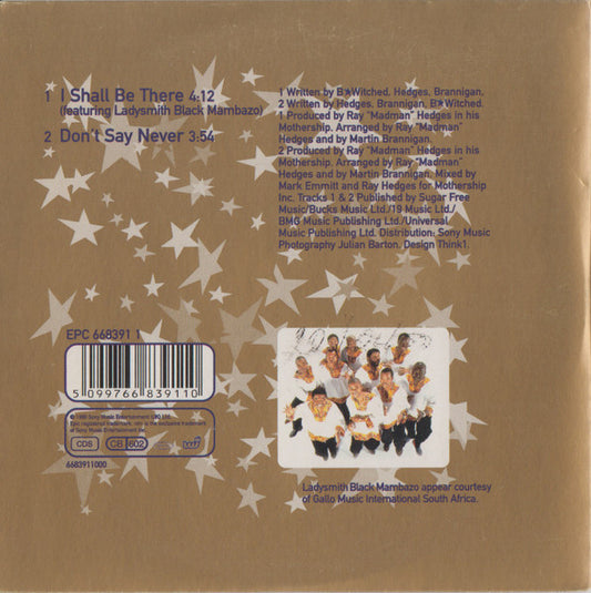 B*Witched : I Shall Be There (CD, Single, Car)