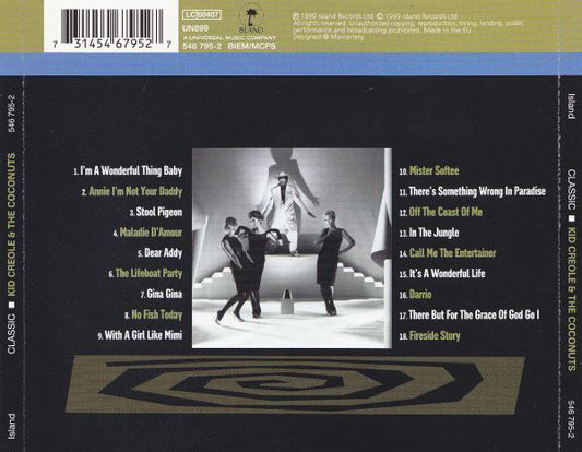 Kid Creole And The Coconuts : Classic Kid Creole & The Coconuts (CD, Comp, RM)