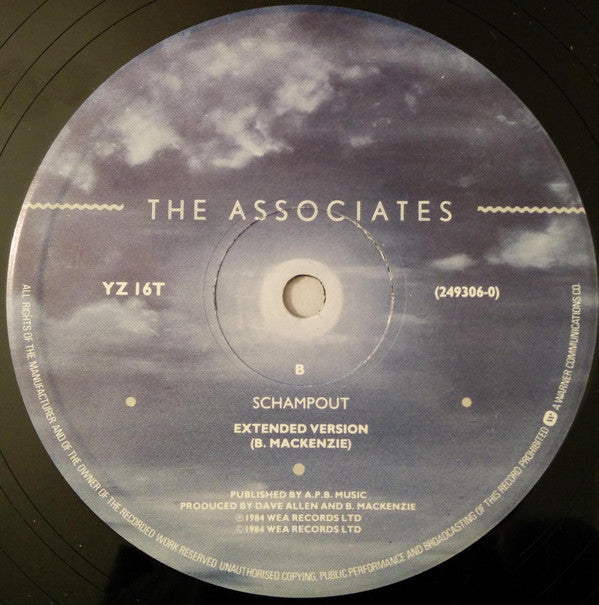 The Associates : Waiting For The Loveboat (12", Single)