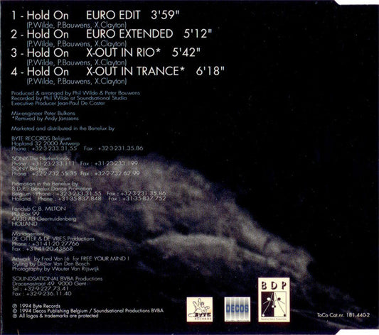 CB Milton : Hold On (If You Believe In Love) (CD, Maxi)